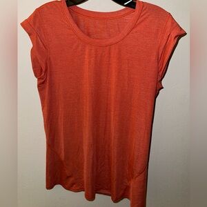 Lululemon Tee Loose Fit Orange Size 6